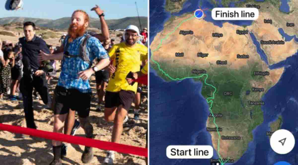 britský muž projede celou délku afriky za méně než rok; 16 000 km během 352 dní