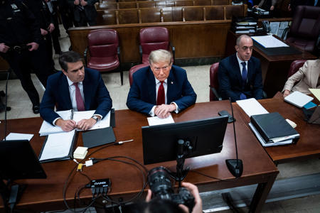 Trump trial Day 1 recap: Courtroom turns contentious as ex-president faces hush money charges<br><br>