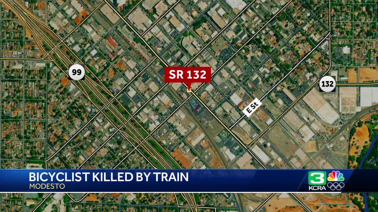 BMX Cyclist Dies After Crashing Into Amtrak Train In Modesto, CHP Says