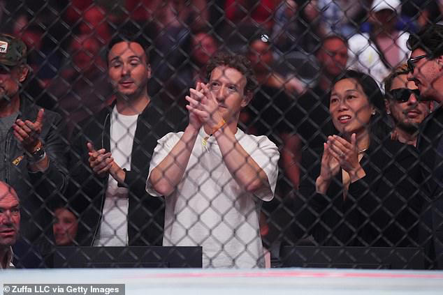 Mark Zuckerberg and Priscilla Chan go 'mob wife' chic for UFC fight