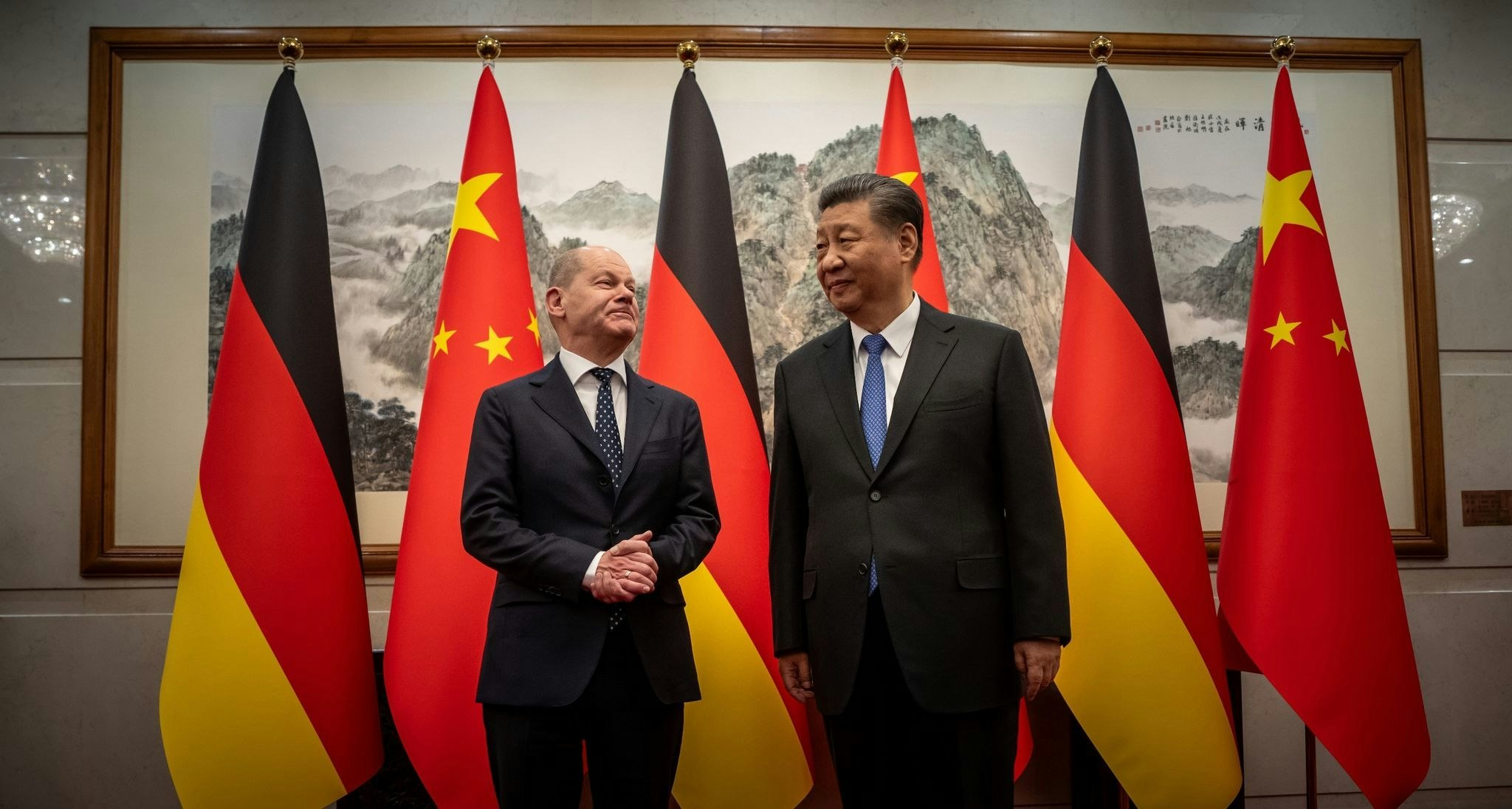 scholz in china: china setzt auf enge kooperation mit deutschland