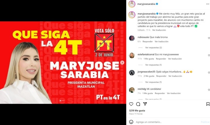 ella es maryjose sarabia aspirante a presidenta de mazatlán