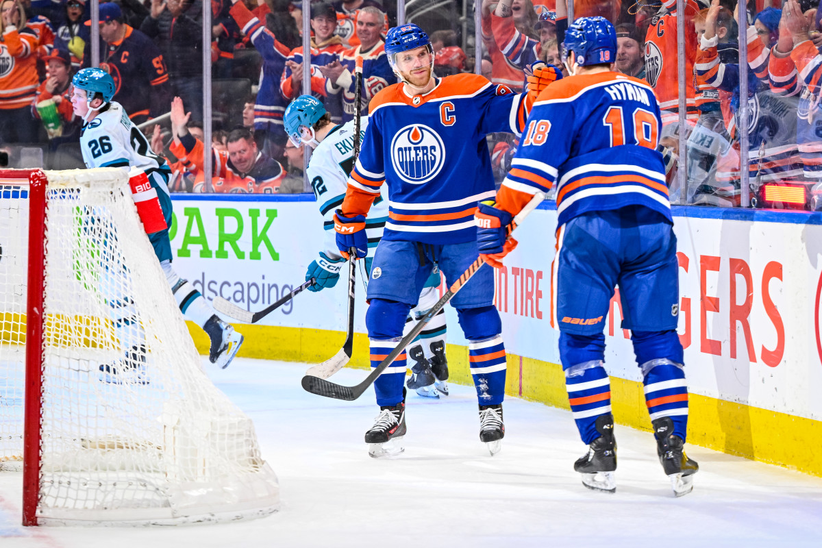 Connor McDavid Makes NHL History With 100th Assist; Oilers Destroy ...