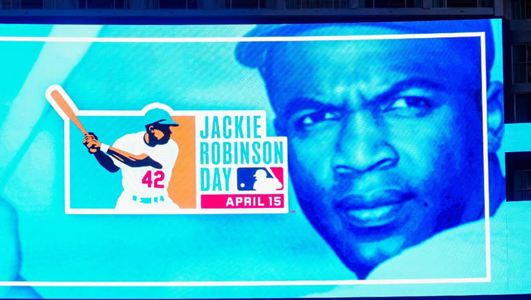 Jackie Robinson, el ícono que rompió la barrera racial en MLB (AFP)