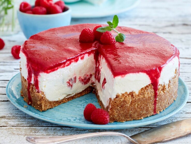 Himbeer-Schmand-Torte: Ohne Backen – großer Genuss!
