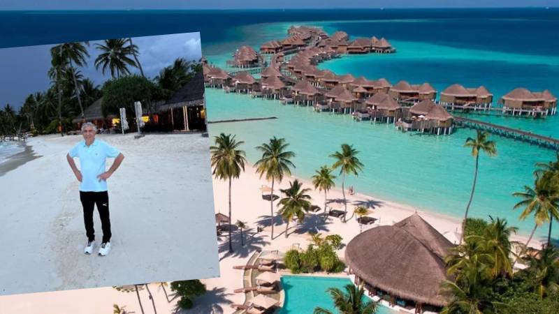 akp’li aday hüseyin filiz’in maldivler’de fotoğraf çektirdiği otelde 5 gecelik paket tur 82 bin lira