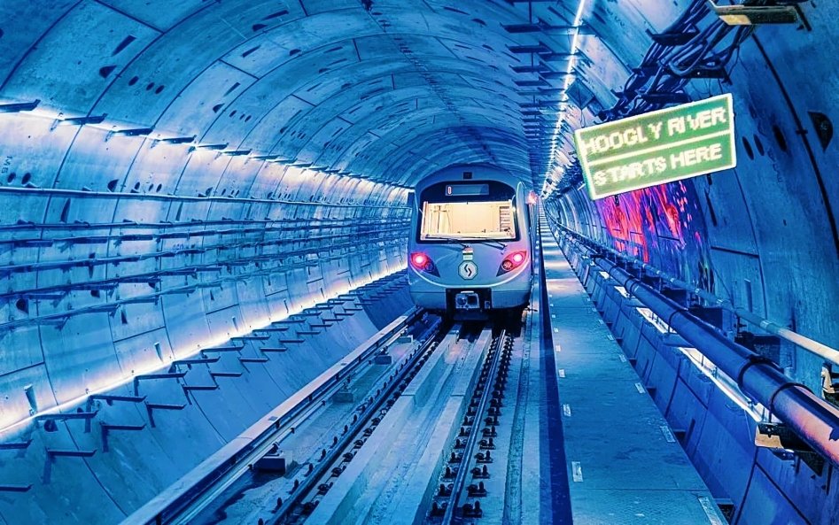 india’s first undersea metro milestone: over 12 lakh commuters traveled in kolkata metro’s howrah-esplanade corridor in one month