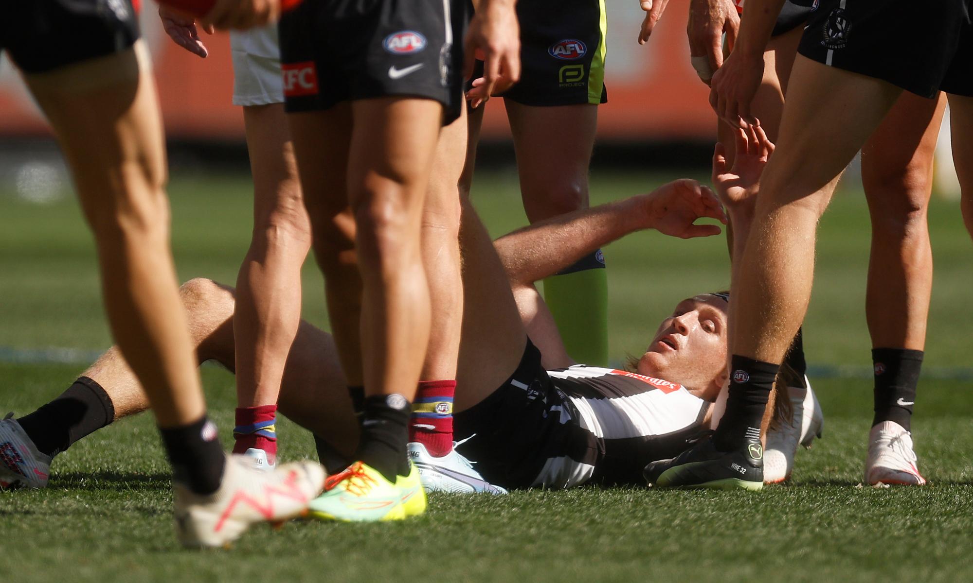 collingwood’s nathan murphy forced to retire from afl due to concussion