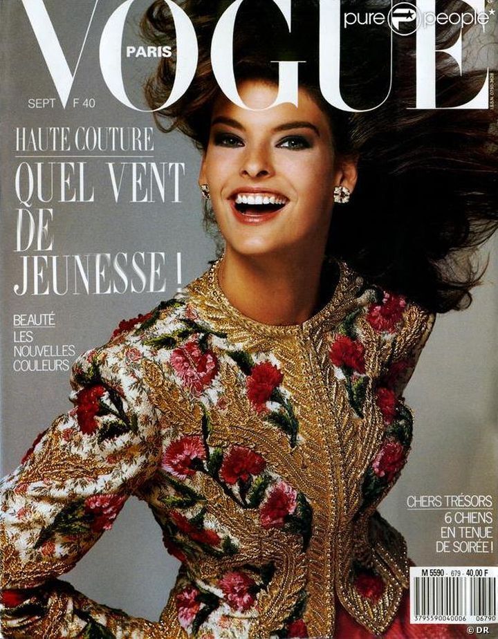 <p>In <a href="https://forums.thefashionspot.com/threads/vogue-paris-september-1987-linda-evangelista-by-bill-king.387769/" class="atom_link atom_valid CMY_Link CMY_Valid" rel="noreferrer noopener">September 1987</a>, the Canadian model made her first appearance on a magazine cover, but not just any magazine: <em>Vogue Paris.</em></p>