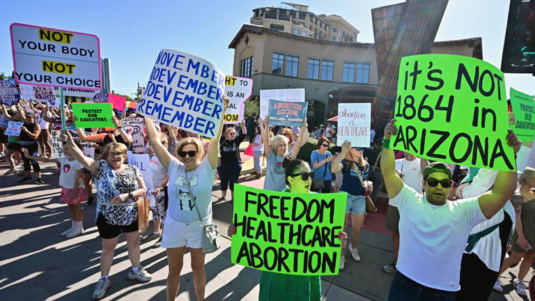 An internal document shows Arizona Republicans are considering new abortion ballot measures