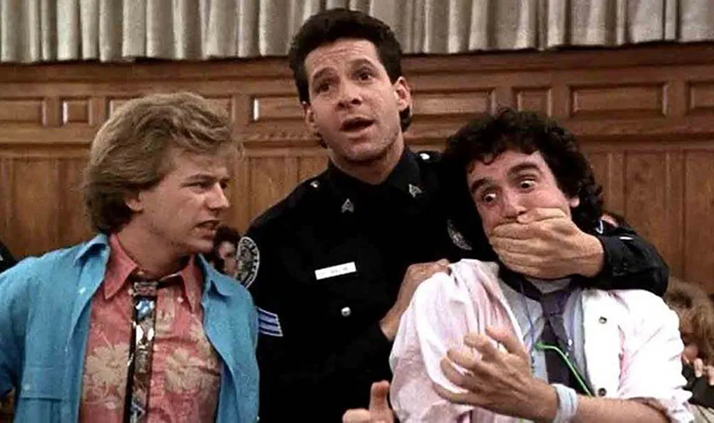 <p>The fourth film in the <i>Police Academy </i>franchise, the 1987 film follows the Police Academy graduates as they're put in charge to train a new class of recruits. One of the worst-rated <i>Police Academy </i>films, it was also the last appearance made by Steve Guttenberg as Carey Mahoney. </p> <p>With a score of 0% on Rotten Tomatoes, it's clear it didn't live up to the success of the franchise's previous films. Aside from receiving a 0%, <a href="https://www.rottentomatoes.com/m/police_academy_4_citizens_on_patrol" rel="noopener noreferrer">Rotten Tomatoes</a> went even further, calling the film "utterly, completely, thoroughly and astonishingly unfunny."</p>