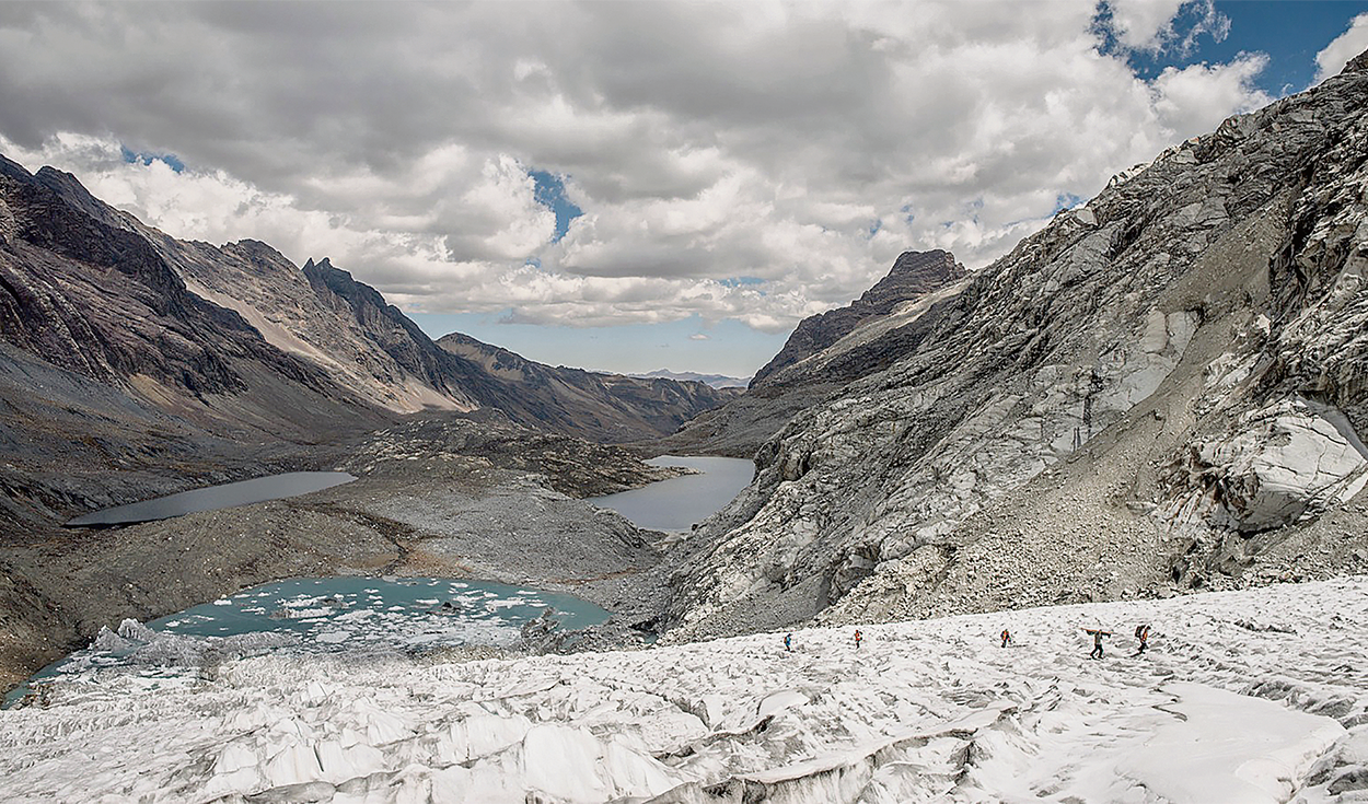 en cuatro años se perdieron 68 km2 de glaciares por cambio climático