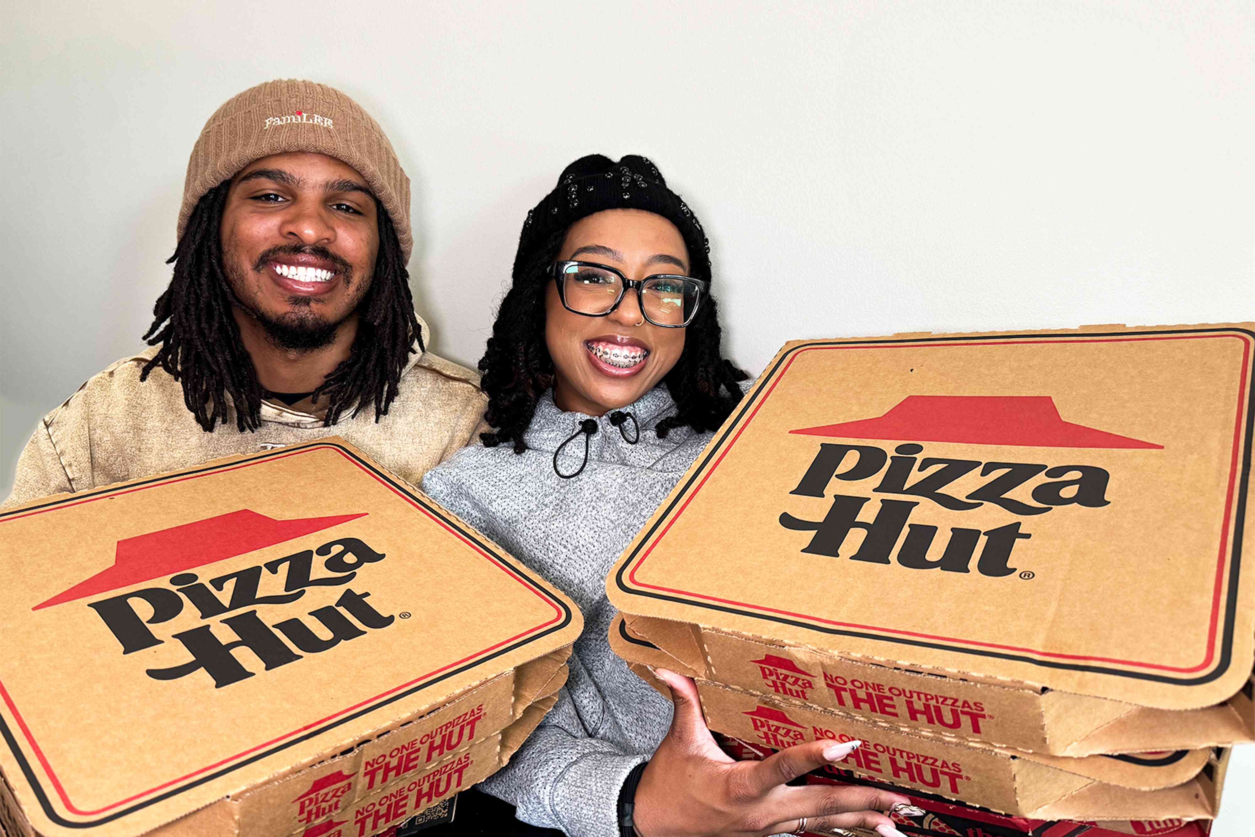pizza hut teams up with tiktok's favorite food critic for a brand-new pie