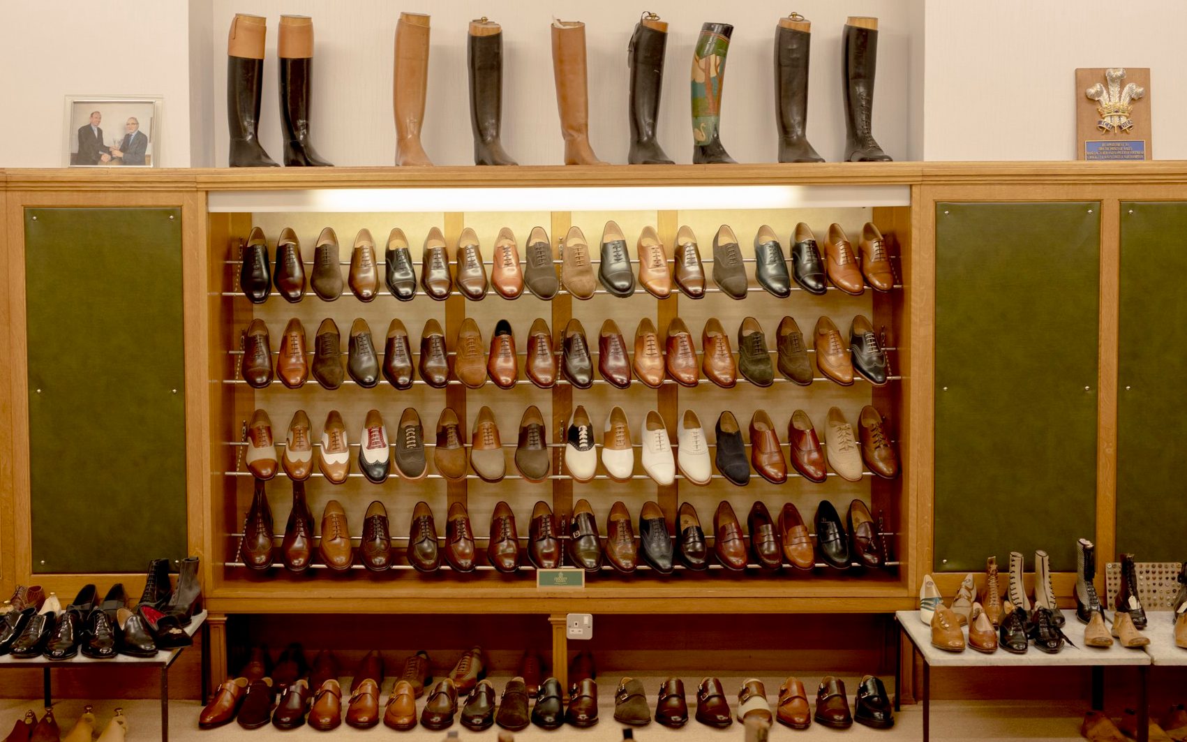 inside the historic factory of the king’s favourite shoemaker