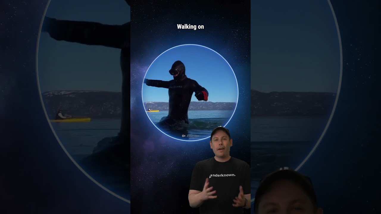 What if you could actually walk on water effortlessly?