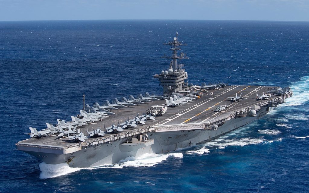 <p>the USS Carl Vinson and USS Theodore Roosevelt were stationed in Guam and Hawaii, and are expected to stay in the western Pacific until April and July.</p>