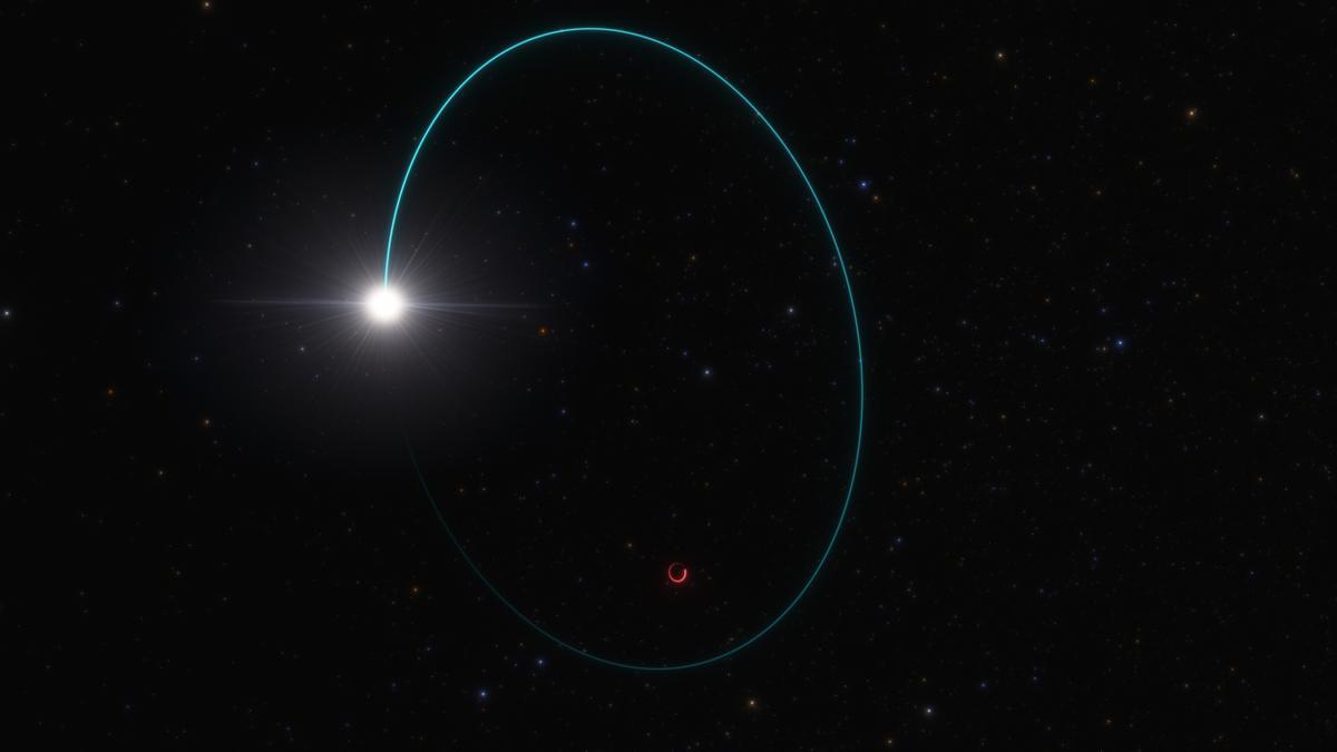 descubren el agujero negro más masivo de nuestra galaxia, a solo 2.000 años luz