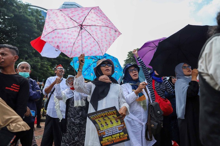 foto: 'aksi 164 istighotsah kubro' jelang putusan sengketa pilpres di mk