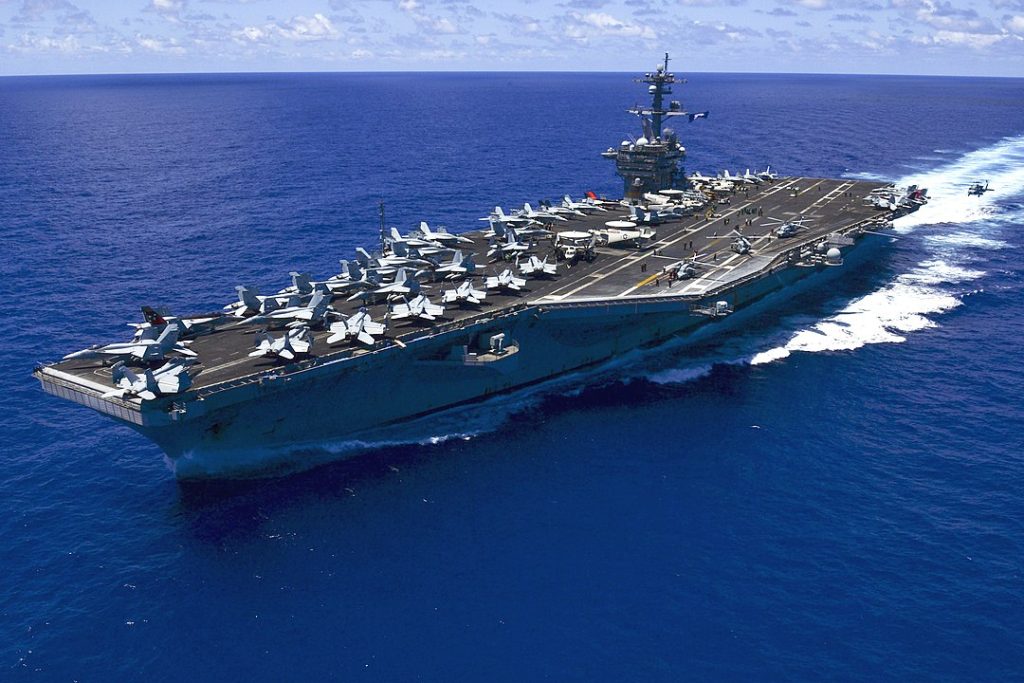 <p>As of February 14, Three US aircraft carriers are already operating in the western Pacific Ocean, with two more on the way. Their arrival will mark the first time that five of the 11-strong carrier contingent have operated in the region.</p>