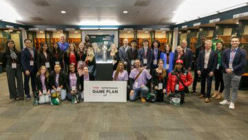 Philadelphia Eagles and Firstrust Bank Award High School Entrepreneurs in Student Business Pitch Competition
