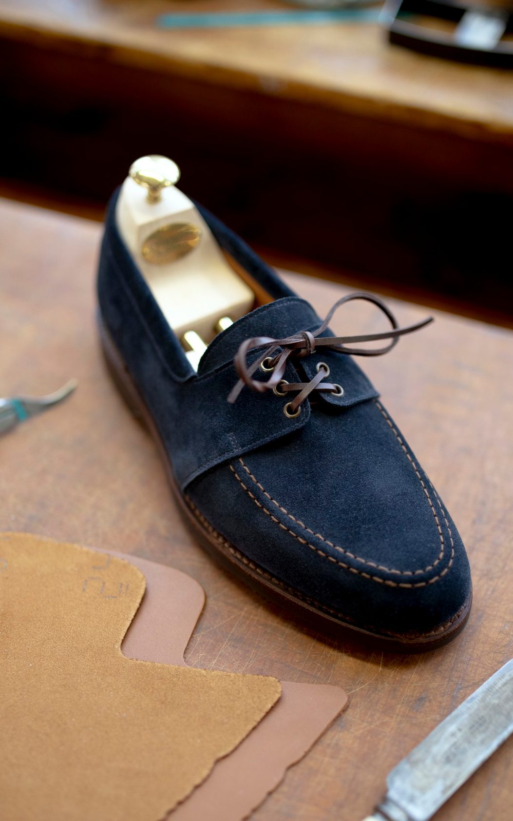 inside the historic factory of the king’s favourite shoemaker