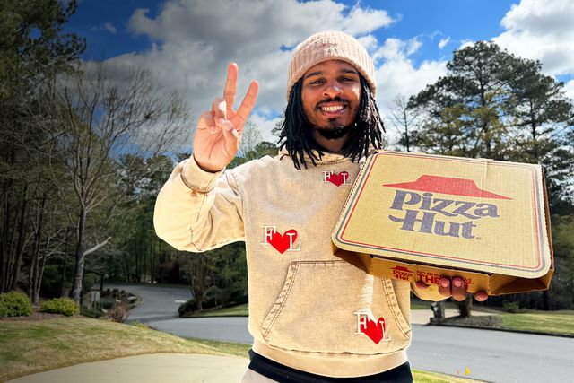 pizza hut teams up with tiktok's favorite food critic for a brand-new pie