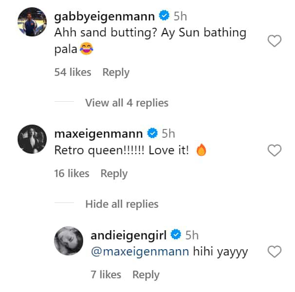 Andi Eigenmann shares stunning swimsuit photos; Gabby, Max Eigenmann ...