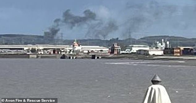 huge blaze breaks out at avonmouth evri parcel depot