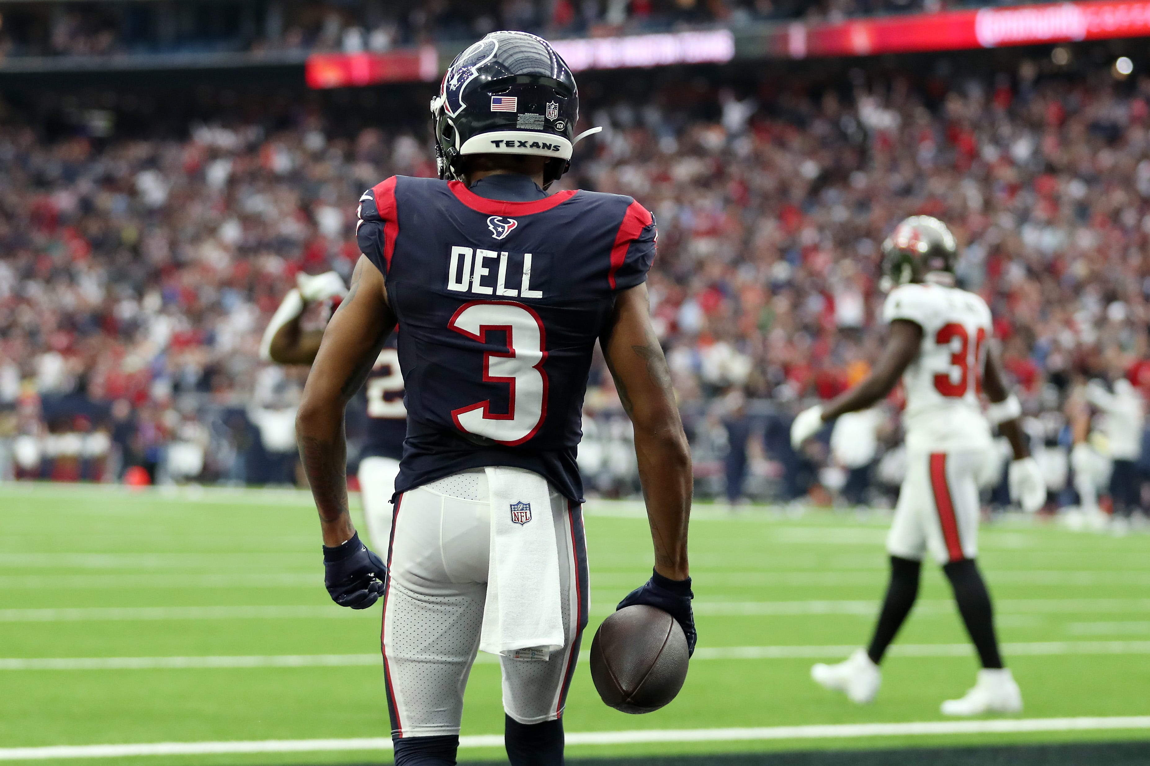 Texans WR Tank Dell Progressing Well Following Season-ending Injury