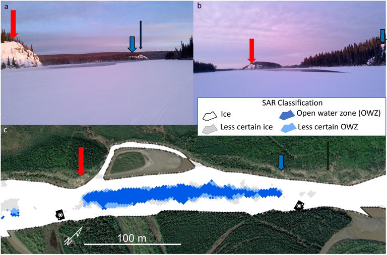 US Winter River Hazards Revealed by Satellite