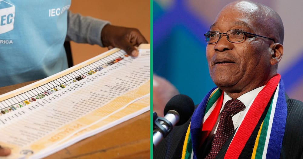 jacob zuma's officially announced as the face of the mk party