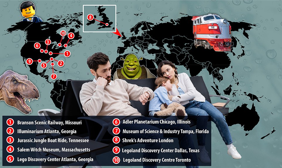 Top 100 most boring attractions with USA, Canada and UK taking top 10