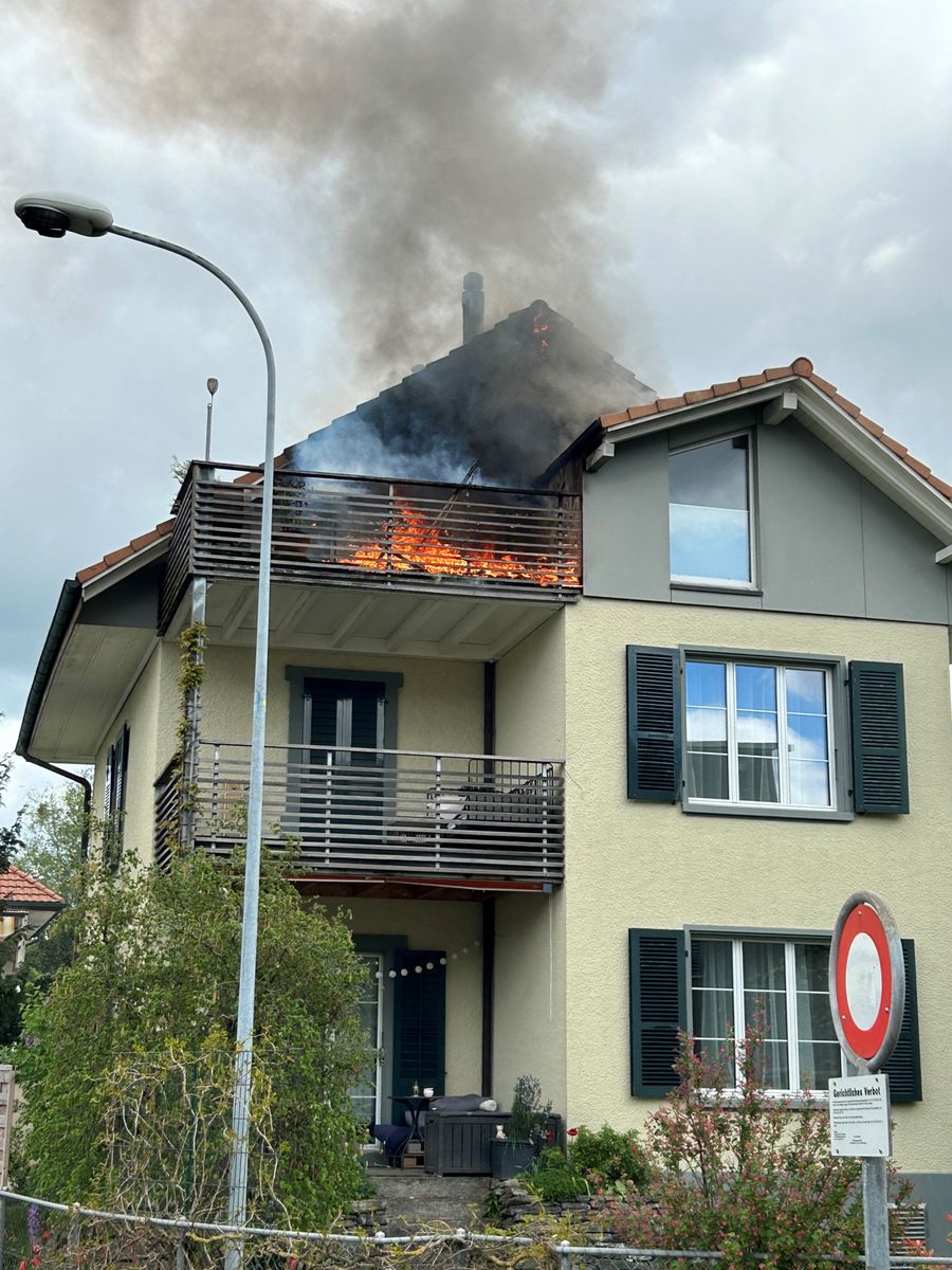 brand im einfamilienhaus läuft glimpflich ab