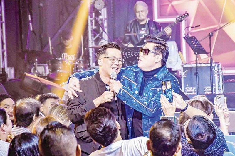 tireless at 63, randy santiago dances, jumps, gyrates and sings onstage non-stop