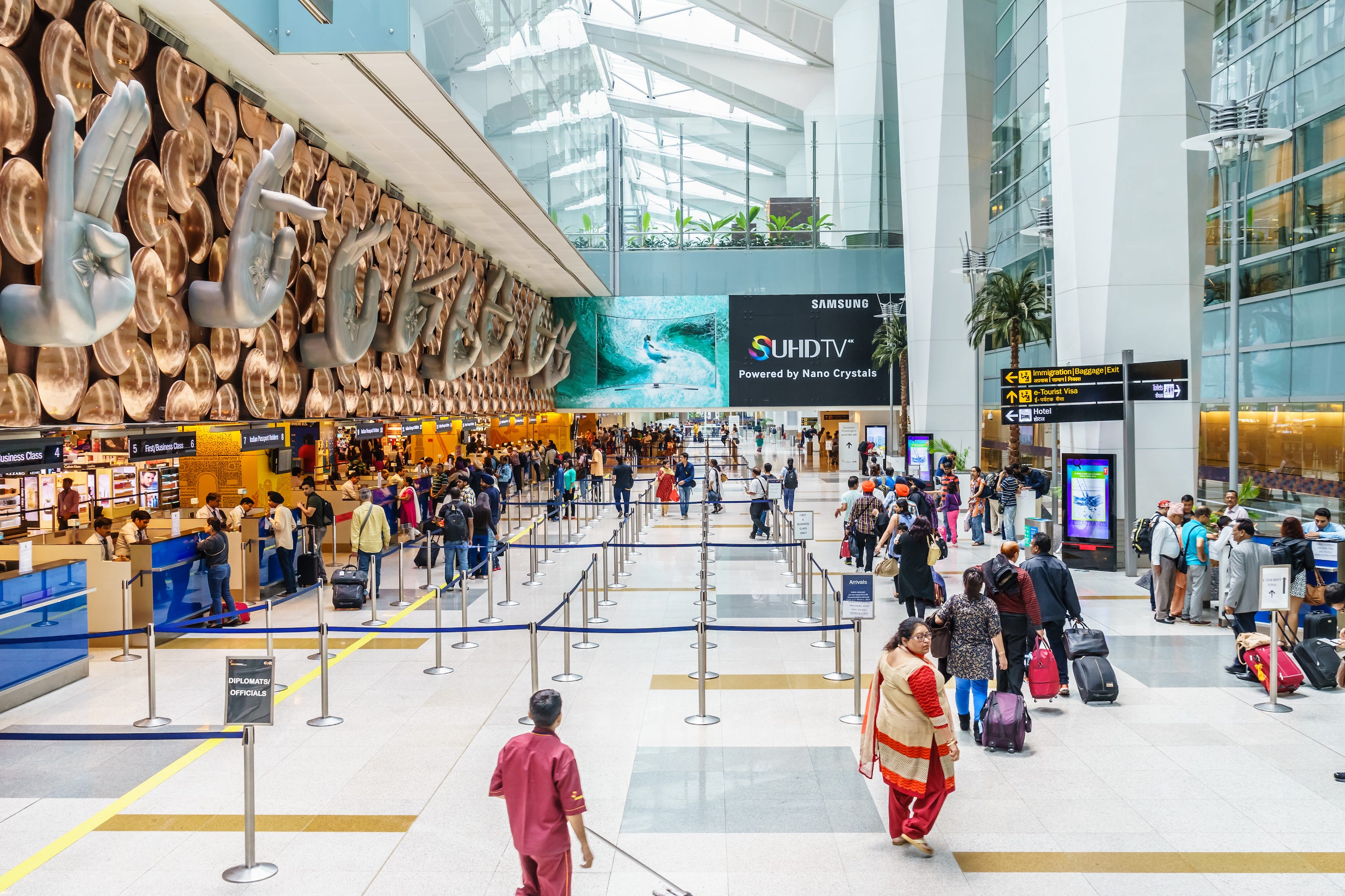 <p><strong>Passengers:</strong> 72.2 million</p><p><strong> 2022 ranking: </strong>9th</p><p>Delhi's main airport, Indira Gandhi International Airport, saw a 21.4% increase in year-on-year traffic. While it has dropped a place this year, Delhi has grown significantly as a transport hub since 2019, when it sat at number 19 in the rankings.</p>