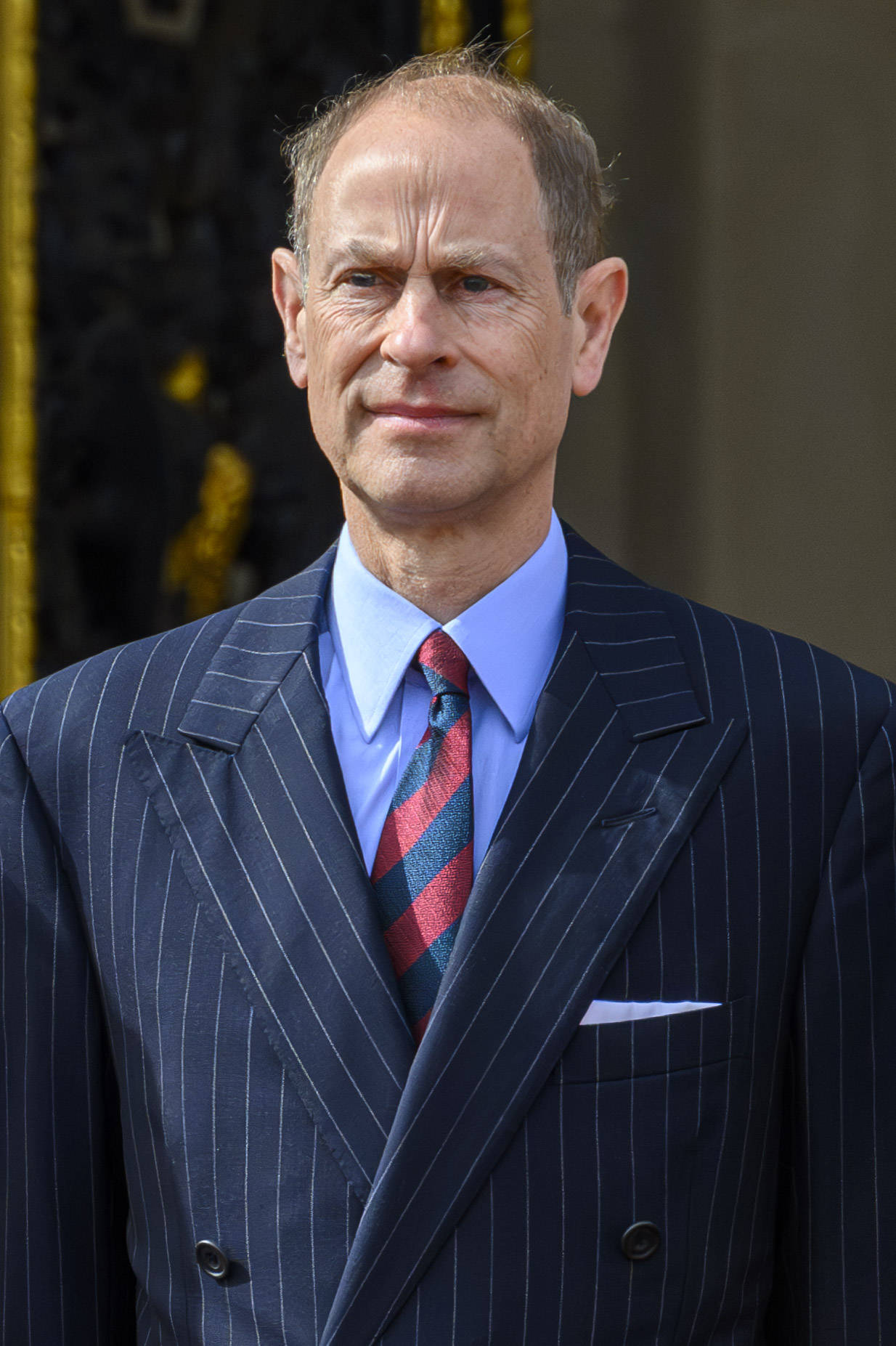 <p>Queen Elizabeth II's youngest son, Prince Edward, is 14th in line to the throne. He was made Earl of Wessex right before he married Sophie Rhys-Jones in 1999. And on the occasion of his 59th birthday in March 2023, big brother King Charles III gave him a new title: Duke of Edinburgh, which previously belonged to their late father, Prince Philip. </p><p>However, there's a caveat: "The title will be held by Prince Edward for His Royal Highness's lifetime," Buckingham Palace announced, meaning unlike most dukedoms, Edward's son will not inherit the title, which will revert back to the crown upon Edward's death.</p>