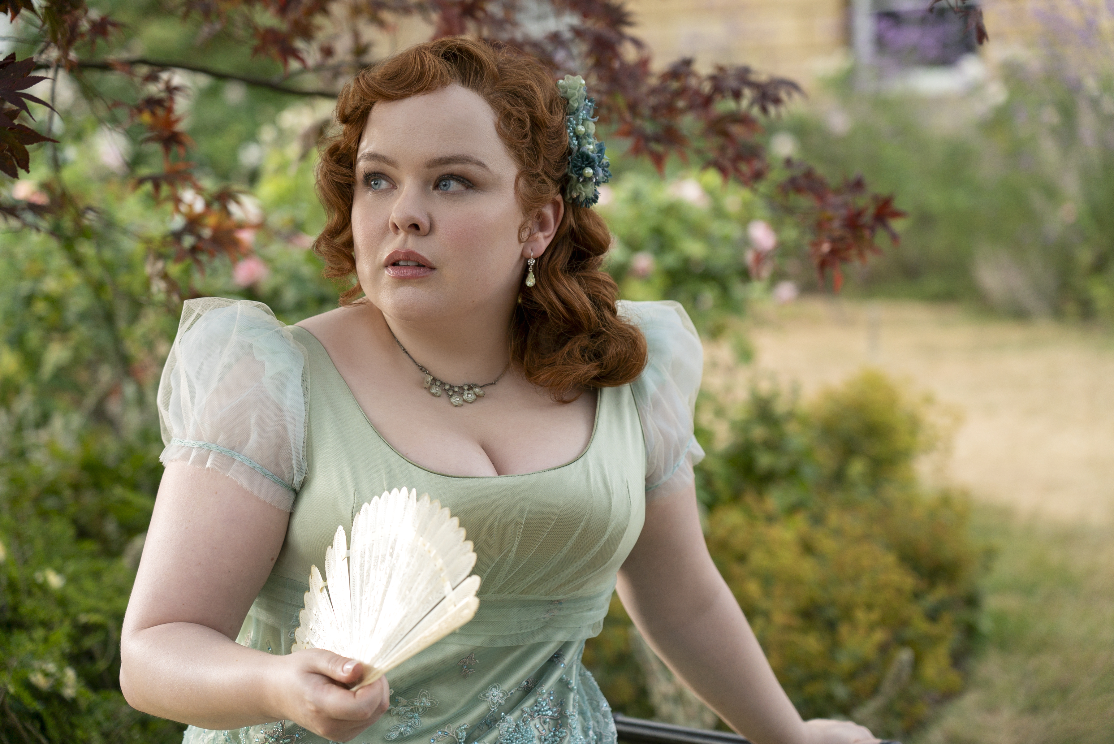 <p>Nicola Coughlan plays Penelope Featherington in episode 1, season 3 of "Bridgerton," which debuts on Netflix on May 16, 2024. </p><p>When season 3 begins, Penelope is "sort of like, 'I can't do this anymore. I'm out with Eloise. I'm out with Colin. I don't want to be with my family. I need a husband,'" Nicola told People magazine. "So she's like a woman on a mission. She's ready to go, ready to launch herself out into the marriage market in a new way. She wants a whole new look, and she gets it."</p>