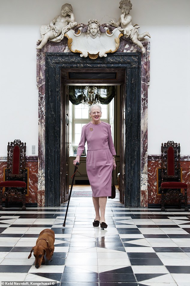 new portraits of queen margrethe are released to mark birthday