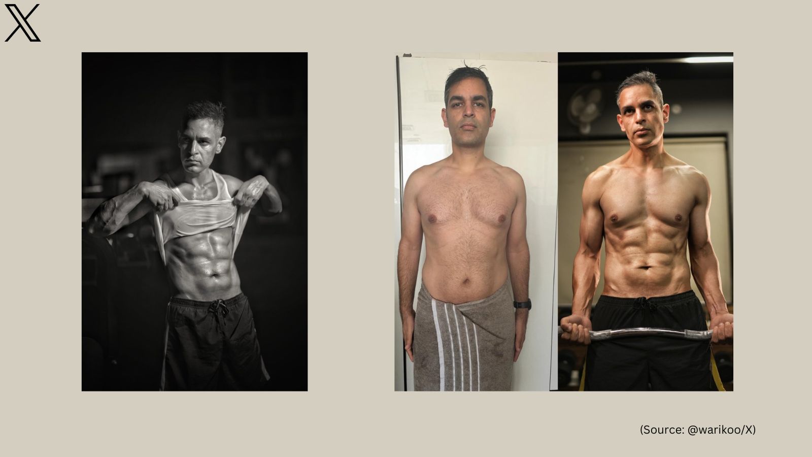 android, ankur warikoo says farhan akhtar inspired him to be ‘fat free at 43’, shares drastic body transformation photos