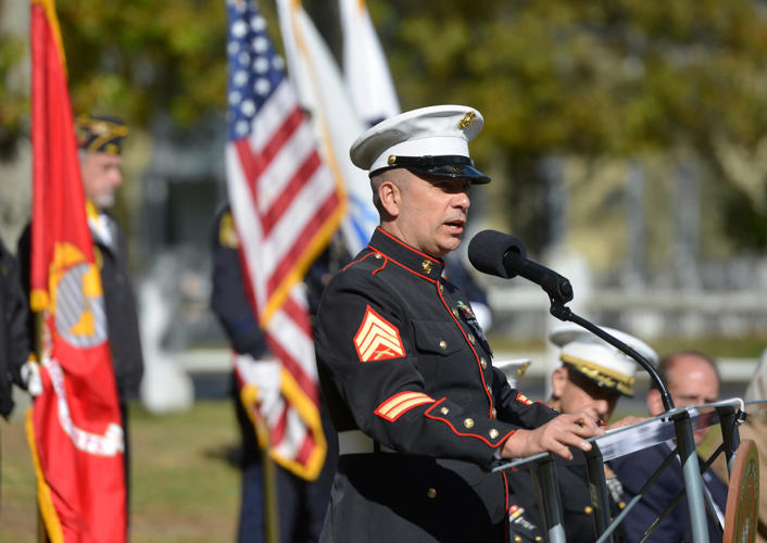 Marines in viral photo were at veteran suicide fundraiser, not Trump event | Fact check