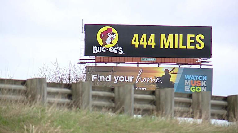 What’s with that Buc-ee’s billboard on I-96?