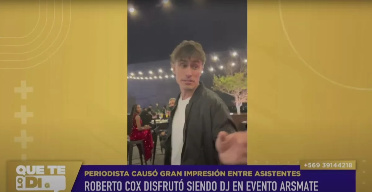 roberto cox protagoniza tenso momento con conocido periodista chileno: “te pasa por hablar mal de la gente”