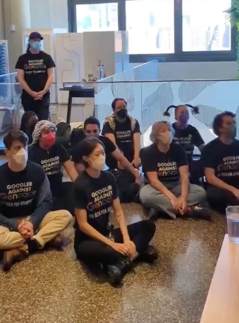 Google staffers storm NYC, California, Seattle offices to protest $1.2B ...