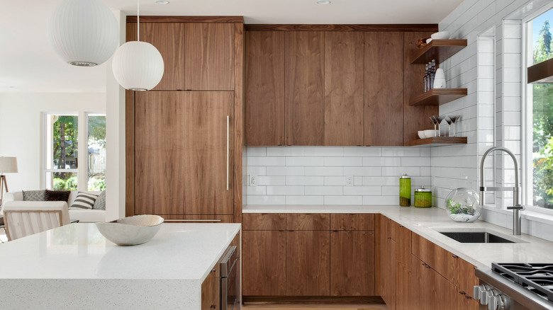 the once-dated cabinet finish that's making a big comeback in kitchens