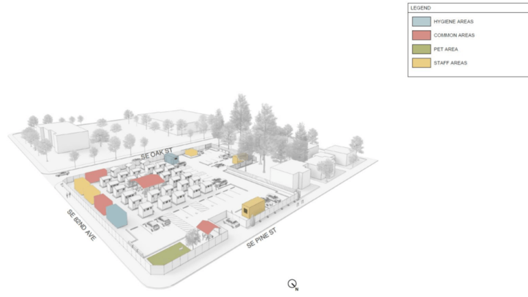 Multnomah County OKs plans for Montavilla tiny home shelters