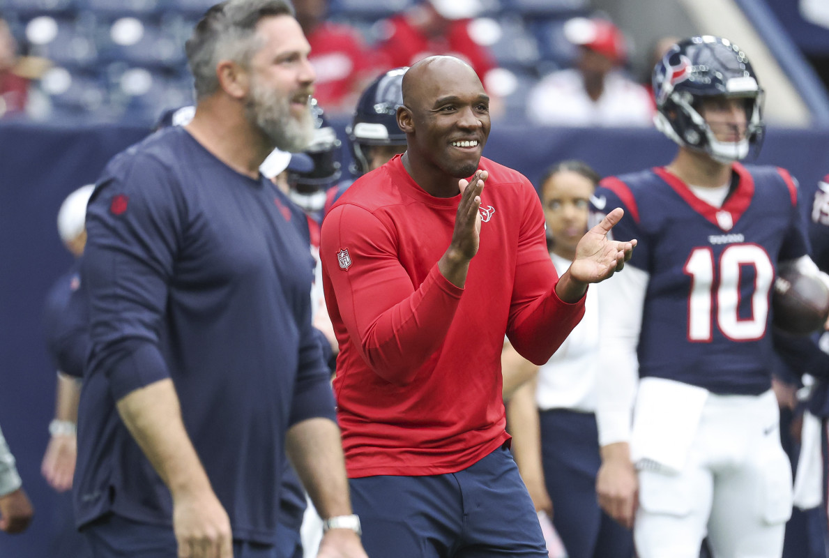 coach demeco ryans 'fired up' about texans' new uniforms