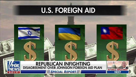 Speaker Mike Johnson faces renewed ouster threat as he pushes international aid<br><br>