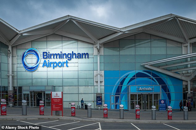 birmingham airport suspends all take-offs and landings