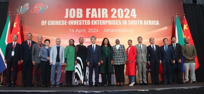 hundreds of job-seeking south african youth converge at chinese enterprises’ job fair 2024 in midrand