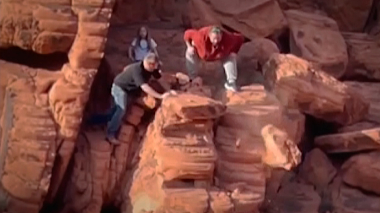 Vándalos destruyen antigua formación rocosa protegida en Nevada